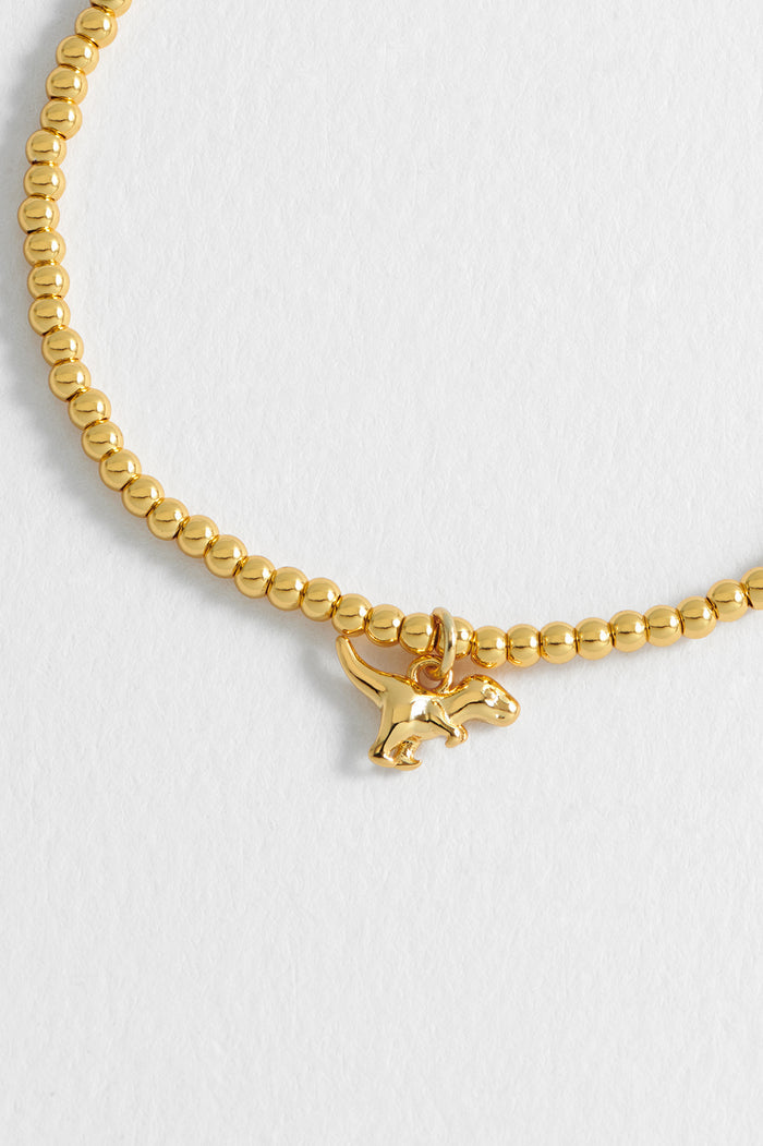 Dinosaur Sienna Beaded Bracelet