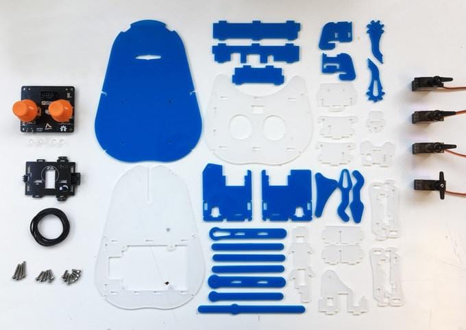 [Discontinued] MeArm (Raspberry Pi Edition) - Pocket Sized Robot Arm by Mime Industries - The Pi Hut