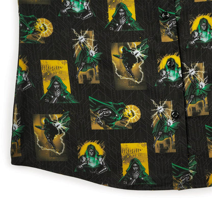 RSVLTS Marvel Women's Short Sleeve Shirt Dr. Doom "Shock Doc" – Women's KUNUFLEX Short Sleeve Shirt Dr. Doom "Shock Doc" – Women's KUNUFLEX Short Sleeve Shirt