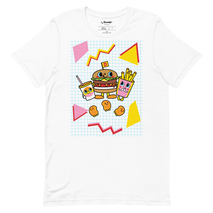 Dokidoki Yummychums 80s Retro Tee Apparel Printful White XS
