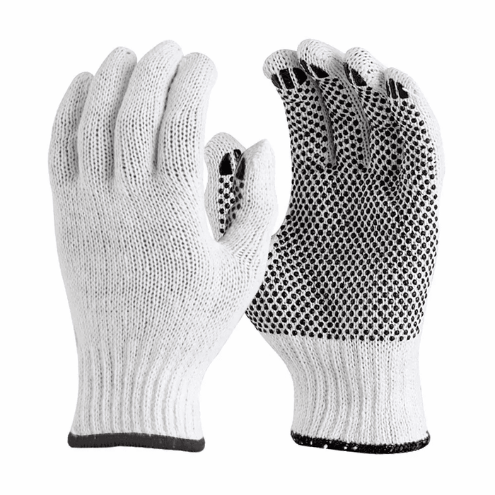Dotted Gloves Red and Black with Abrasion Resistance and Grip 12525 MEGA