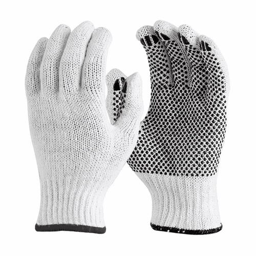 Dotted Gloves Red and Black with Abrasion Resistance and Grip 12525 MEGA
