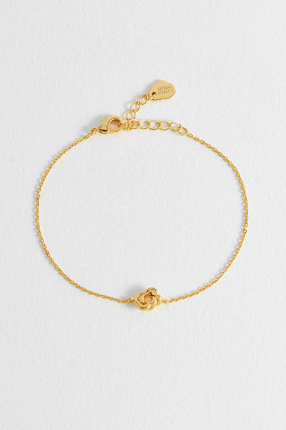 Double-Linked Flower Bracelet