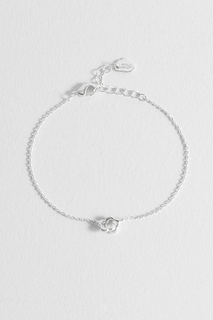 Double-Linked Flower Bracelet