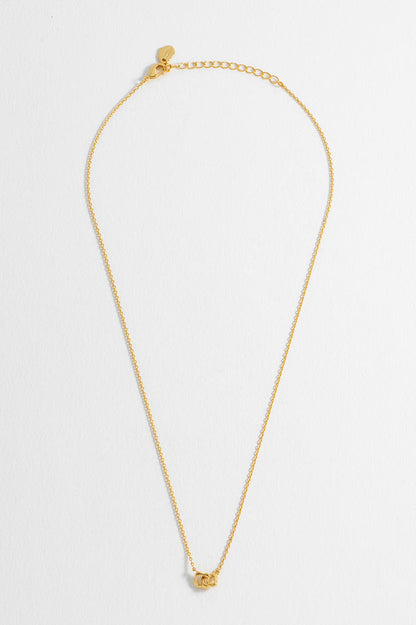 Double-Linked Flower Necklace
