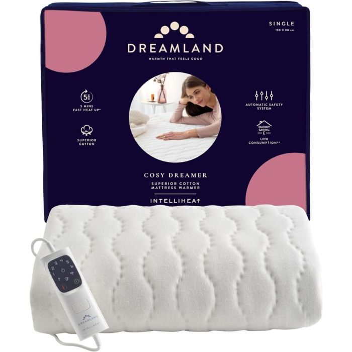 Dreamland Superior Cotton Single Mattress Warmer Electric Blanket
