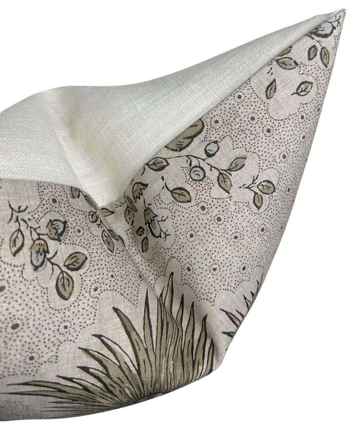 Drexel Hill Floral Pillow Cover in Brown, Thibaut Pillows