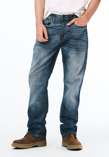 Buffalo Men Jeans Navy Denim Denim Pants Stretch
