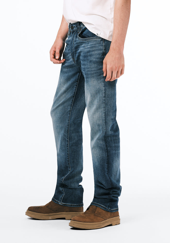 Buffalo Men Jeans Navy Denim Denim Pants Stretch