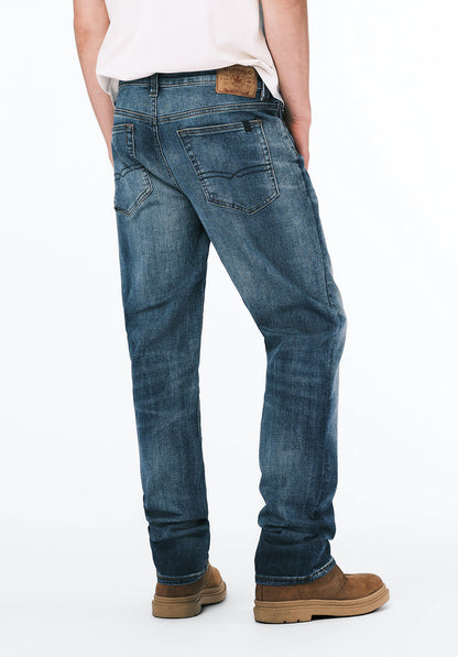 Buffalo Men Jeans Navy Denim Denim Pants Stretch