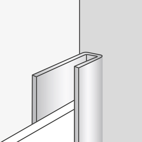 Dumawall Aluminium Finishing Trim 2.6M