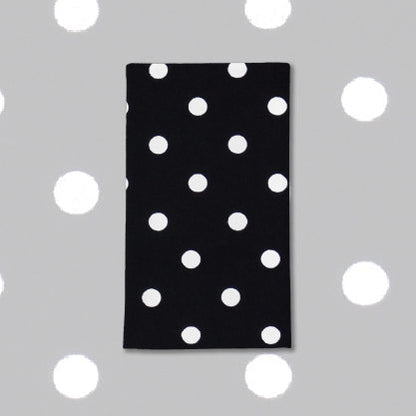 Dunroven Tea Towel - Black Polka Dots