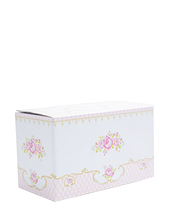 Easy Life Porcelain Mug 2 Piece - Floral White