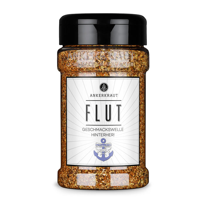 Ankerkraut Flut by Küstenglut im Gewürzstreuer auf weißem Hintergrund.