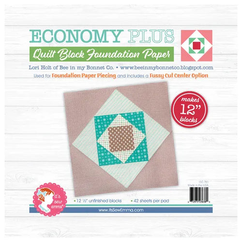 Economy Plus Quilt Block Foundation - 12"