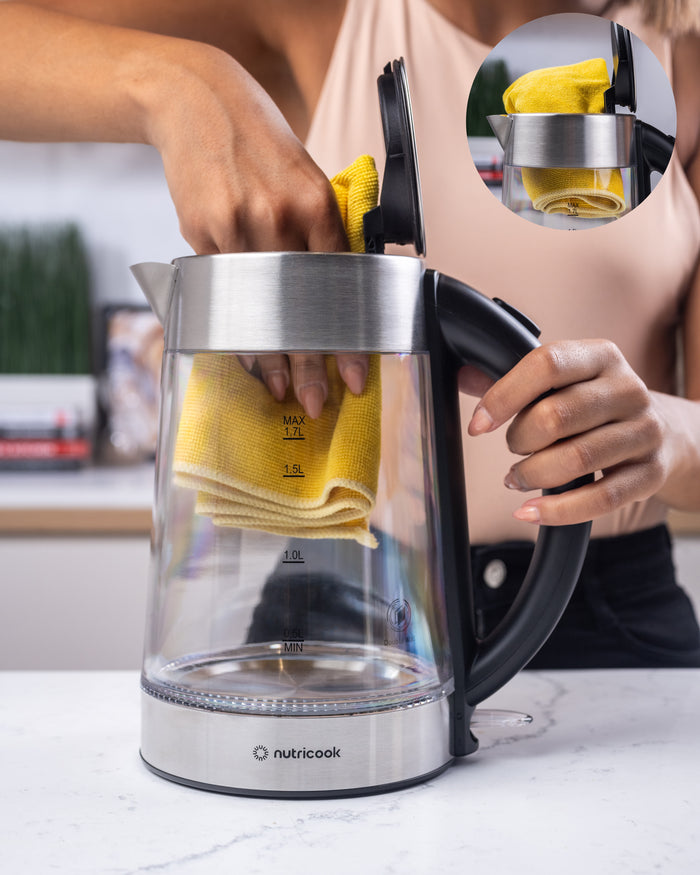 Electric Glass Kettle - 1.7L | Double-Wall Heavy Duty Elite Durability