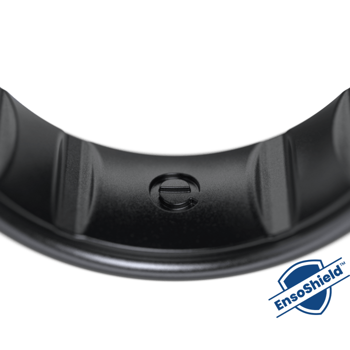 Elements Luxe Classic Silicone Ring - Black Platinum