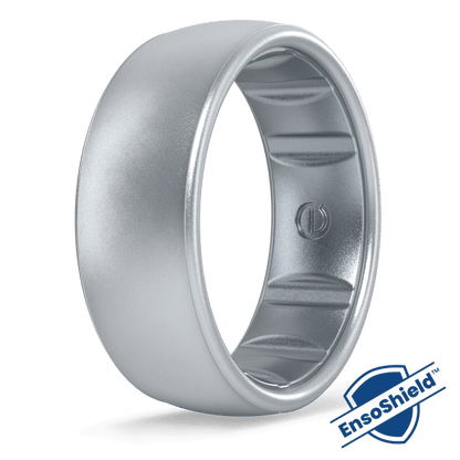 Elements Luxe Classic Silicone Ring - Silver