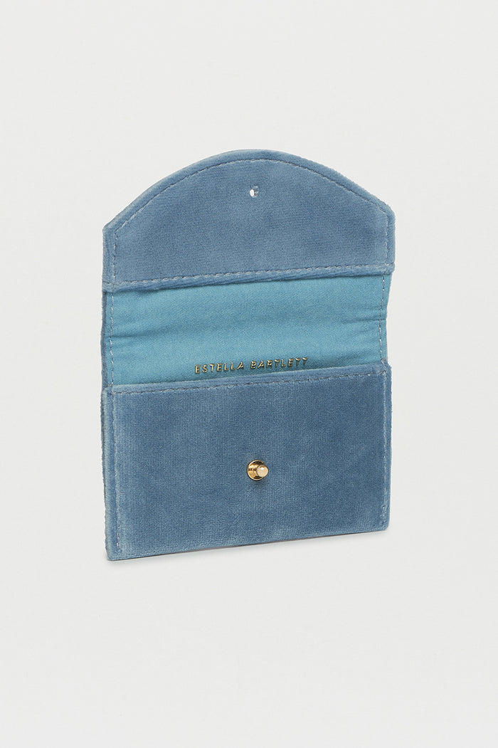 Embroidered Daisy Envelope Card Holder