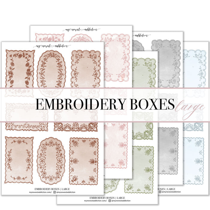 Embroidery Boxes | Large