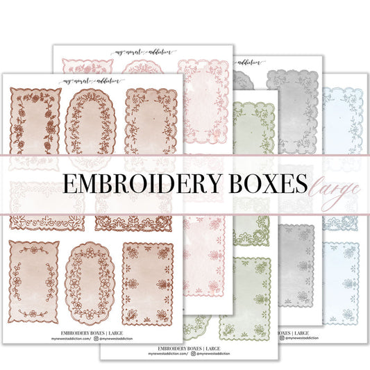 Embroidery Boxes | Large