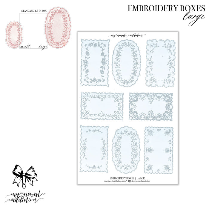 Embroidery Boxes | Large