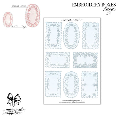 Embroidery Boxes | Large