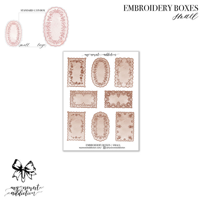 Embroidery Boxes | Small
