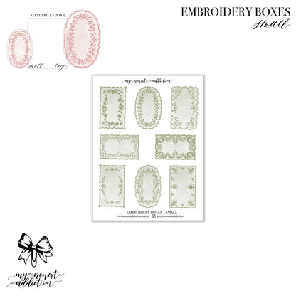 Embroidery Boxes | Small