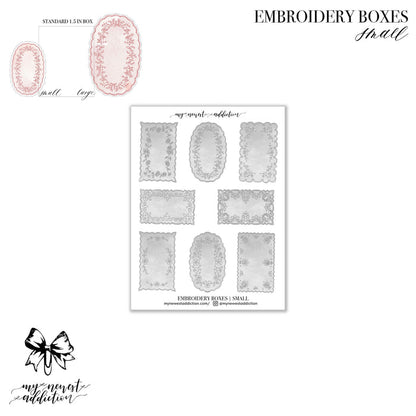 Embroidery Boxes | Small
