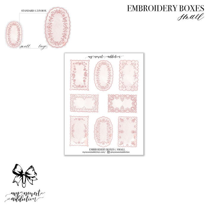 Embroidery Boxes | Small