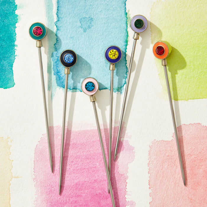 ENAMEL GEM COCKTAIL PICKS