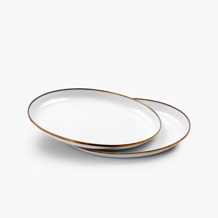 Enamel Deep Plate Set