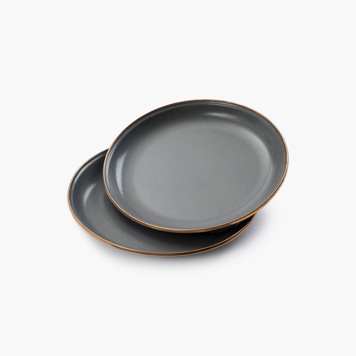 Enamel Salad Plate Set