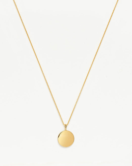 Engravable Round Necklace Necklaces Missoma