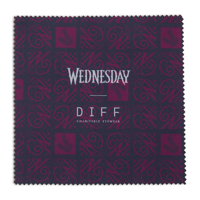 wednesday x diff eyewear sunglasses cleaning cloth