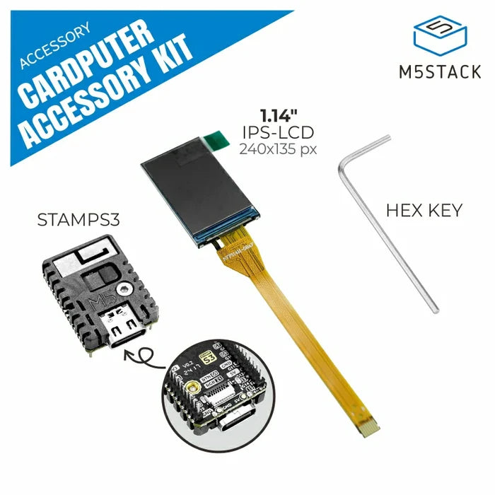 [EOL] Cardputer Accessory Kit (M5StampS3 + Display) - m5stack-store
