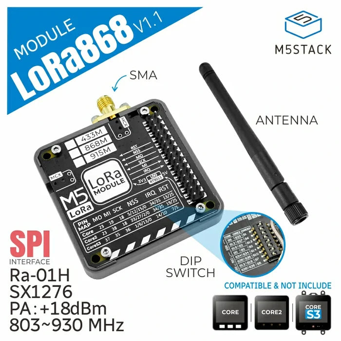 [EOL] LoRa Module (868MHz) v1.1 - m5stack-store