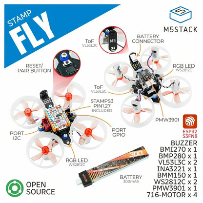 M5Stamp Fly with M5StampS3 - m5stack-store