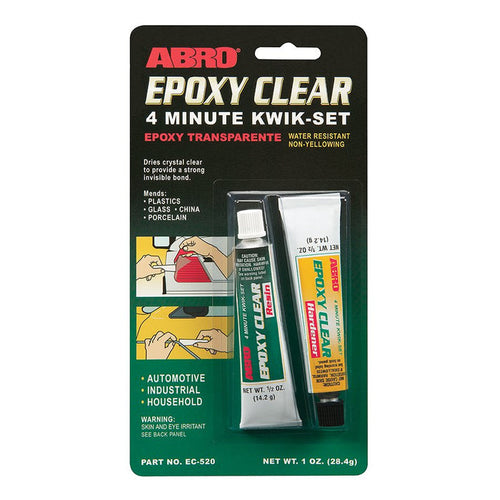 Epoxy Clear 4 Minute Kwik-Set Automotive Grade- EC-520 MABR0149 MEGA