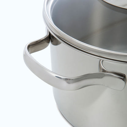 Essentials pannenset 4-delig zilver handgreep