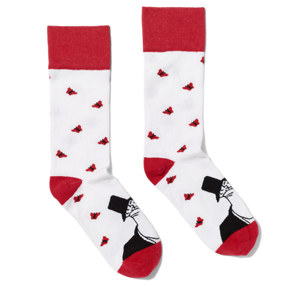 Eustace Tilley’s Butterfly Socks Separated