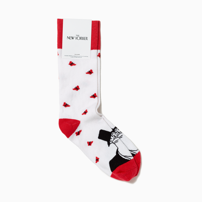 Eustace Tilley’s Butterfly Socks Together