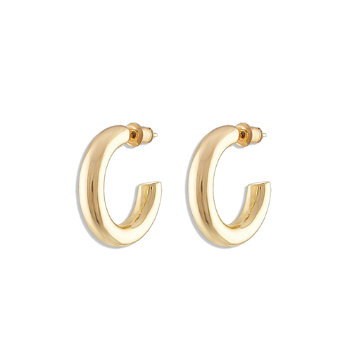 Everyday Hoops - lightweight 14k gold filled 25mm hoop earrings