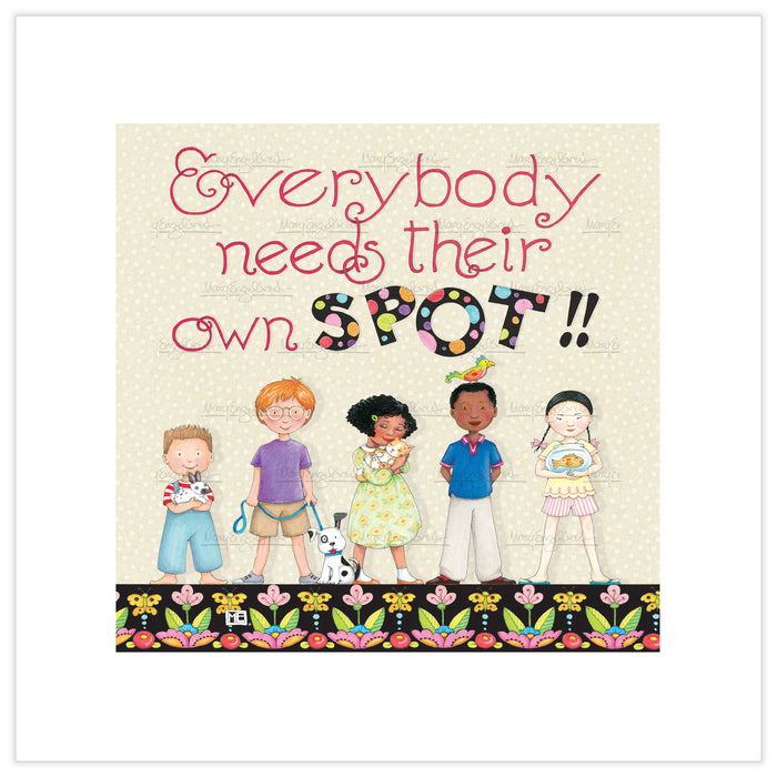 Everyone Needs Their Own Spot II Fine Art Print