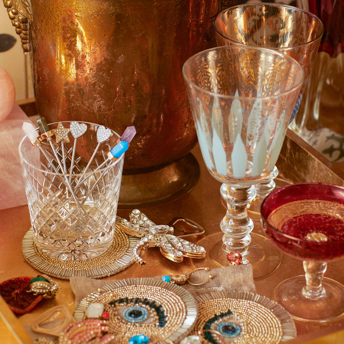 EVIL EYE COASTERS, SET OF FOUR