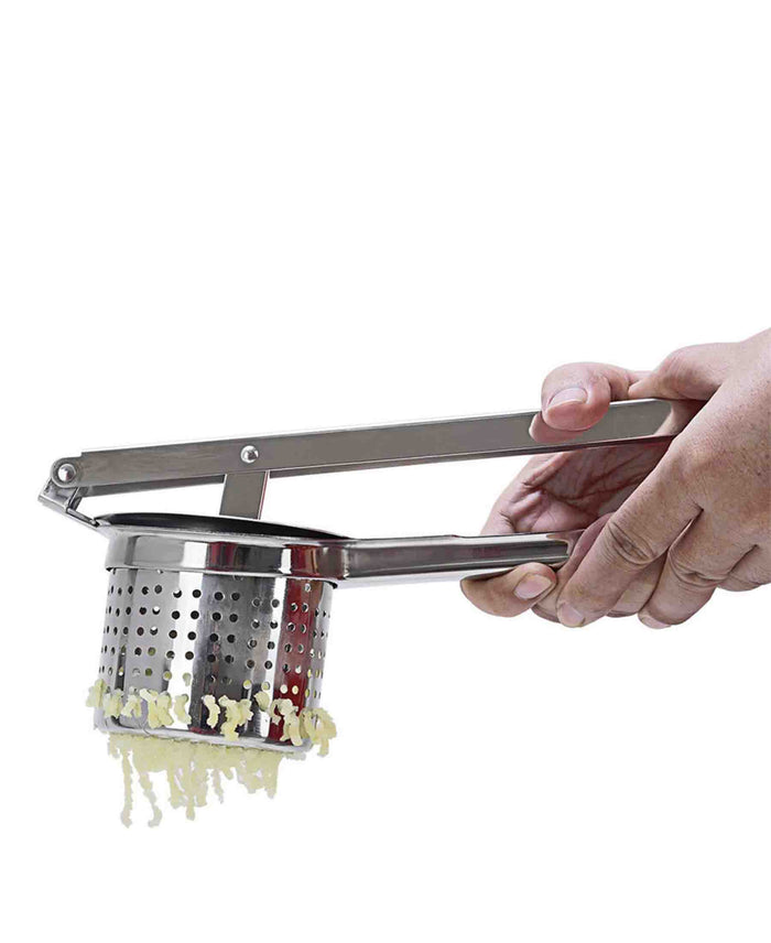 Excellent Houseware Potato & Fruit Press - Silver