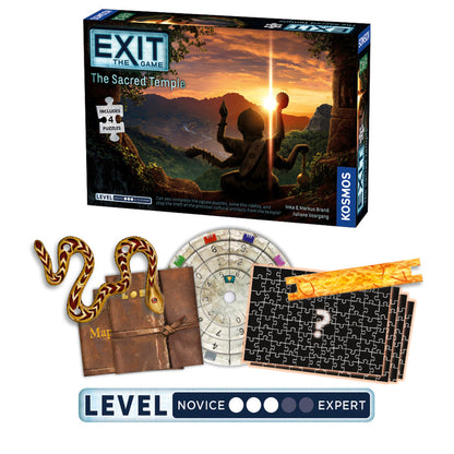 EXIT: The Game Season 5b With Jigsaw Puzzles 2-Pack | EXIT: The Sacred Temple & EXIT: The Deserted Lighthouse Games Thames & Kosmos
