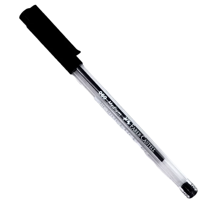 Faber-Castell, Ballpoint Pen, Medium Point, Black - 7754111560139 Pie's Variety Store