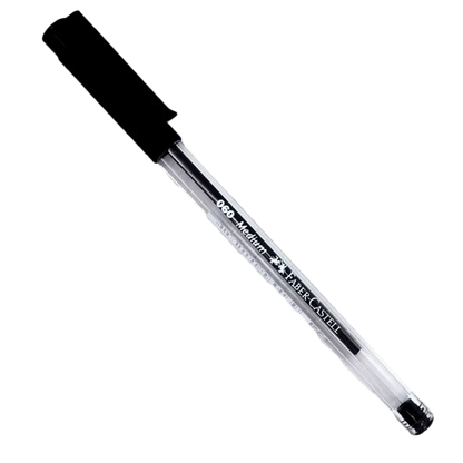 Faber-Castell, Ballpoint Pen, Medium Point, Black - 7754111560139 Pie's Variety Store